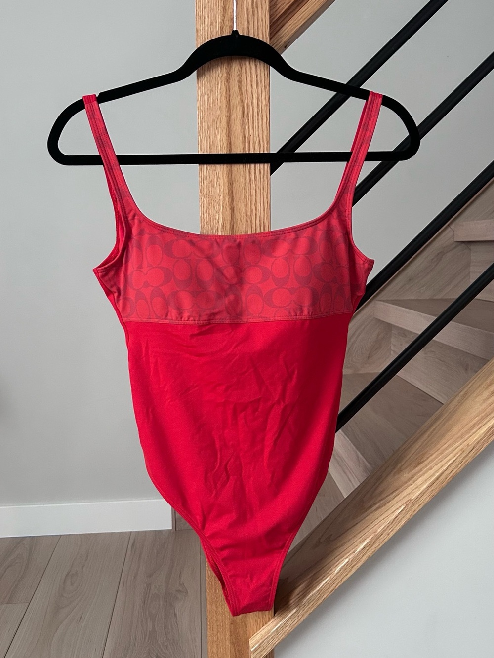 Coach Red One-Piece Swimsuit size 1 (Small) with Bag